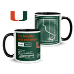 Greatest Miami Football Plays Mug: The friendly strip and return (2001)