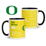 Greatest Oregon Football Plays Mug: Hold the Line (1989)
