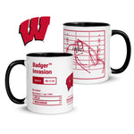 Greatest Wisconsin Football Plays Mug: Badger™ Invasion (1994)