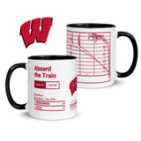 Greatest Wisconsin Football Plays Mug: Aboard the Train (1999)