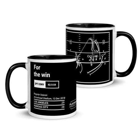 Greatest Chargers Plays Mug: For the win (2018)