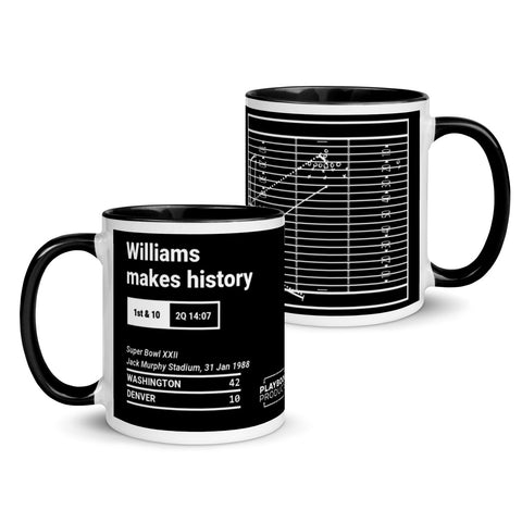 Greatest Commanders Plays Mug: Williams makes history (1988)