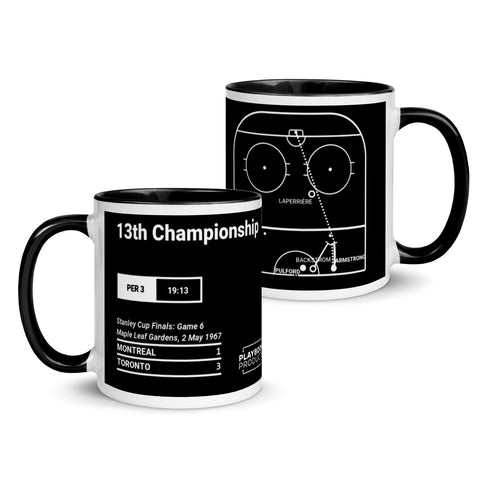 Greatest Maple Leafs Plays Mug: 13th Championship (1967)