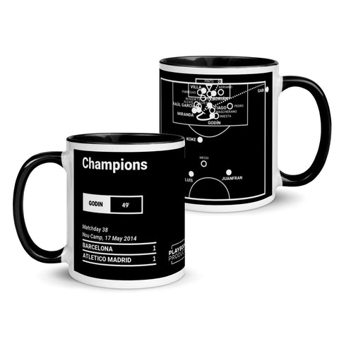 Greatest Atletico Madrid Plays Mug: Champions (2014)
