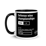 Greatest Atlanta United Plays Mug: Defense wins championships (2018)