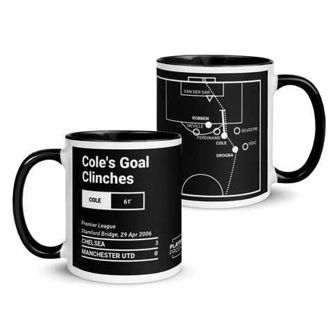 Greatest Chelsea Plays Mug: Cole's Goal Clinches (2006)