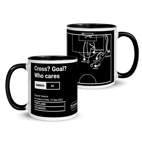 Greatest Colorado Plays Mug: Cross? Goal? Who cares (2021)