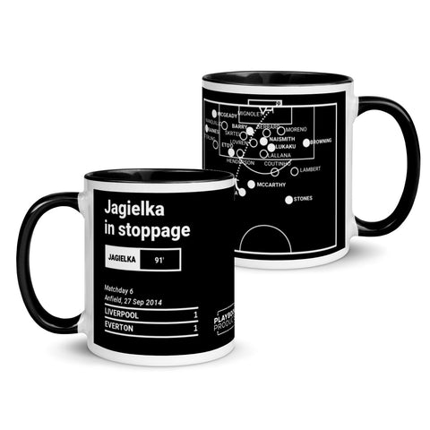 Greatest Everton Plays Mug: Jagielka in stoppage (2014)