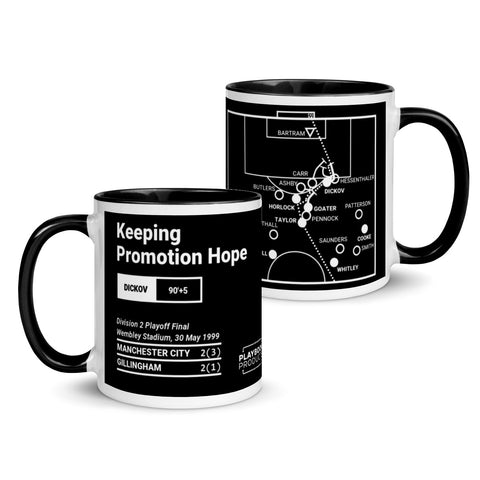 Greatest Manchester City Plays Mug: Keeping Promotion Hope (1999)