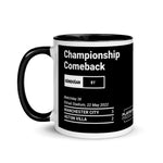 Greatest Manchester City Plays Mug: Championship Comeback (2022)