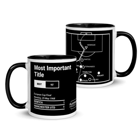 Greatest Manchester United Plays Mug: Most Important Title (1968)