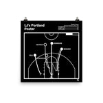 Greatest Hornets Plays Poster: LJ's Portland Poster (1993)