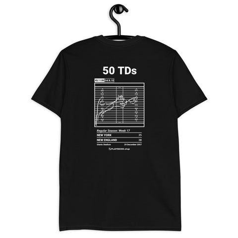 Greatest Patriots Plays T-shirt: 50 TDs (2007)